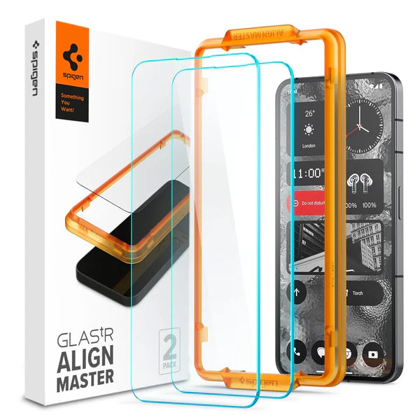 Alignmaster Tempered Glass For Nothing Phone (2) - 2 Pack - Nothing Phone (2)