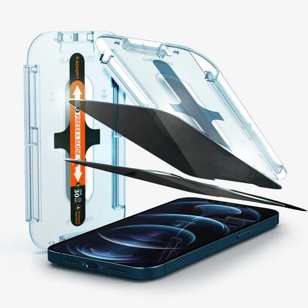 iPhone 12 Series - GLAS.tR EZ Fit | Privacy (Pack of 2) - iPhone 12 Pro Max - Clear