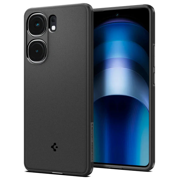 Sand Blast Back Cover Case For iQOO Neo9 Pro (TPU | Matte Black) - iQOO Neo9 Pro