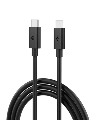 60W 480Mbps USB-C to USB-C Fast Charging Type-C Cable USB 2.0 Galaxy S23 / OnePlus/MacBook/iPad Pro Air/Pixel/All USB-C Devices (2m) - Black - USB-C to USB-C - Black