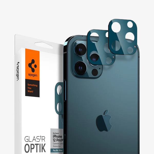 iPhone 12 Series - Optik Lens Protector - iPhone 12 Pro Max - Pacific Blue