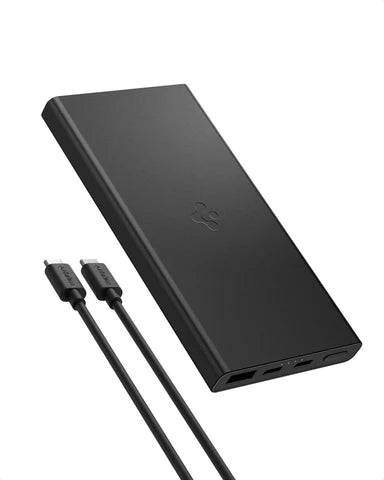 Alloy Power Bank (10,000mAh, 22.5W) with PD3.0 &amp; QC3.0 - 10000 mAh-22.5W - Black