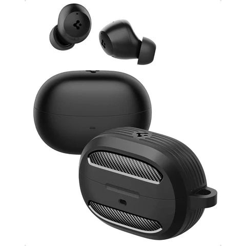 Spigen Audio SA-TW P10 Pack (Rugged Armor Included) - SA-TW P10 - Black