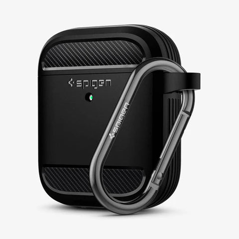AirPods Series - Rugged Armor Case Cover - AirPods Pro 2 - Matte Black