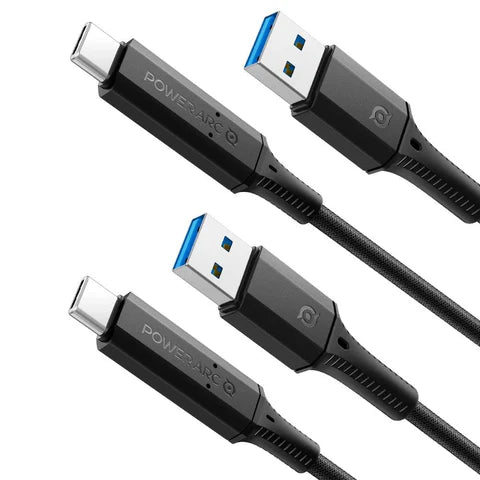 ArcWire™ USB-C to USB-A Cable (2 Pack) - USB-C to USB-A - Black