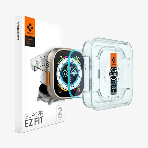 Apple Watch Series - Screen Protector Glas.tR EZ Fit - Apple Watch (49mm) - Clear