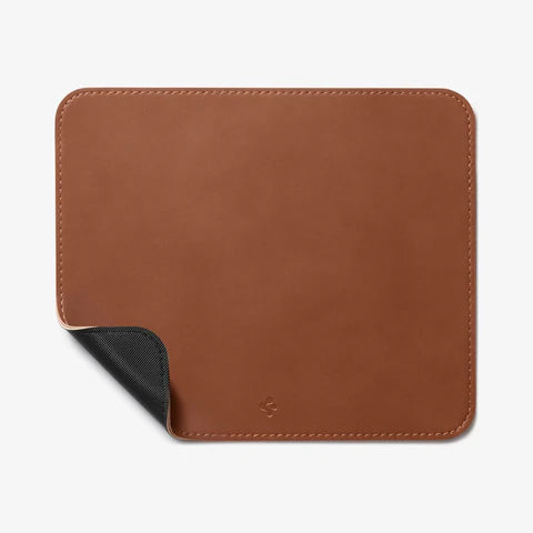 LD301 Premium Vegan Leather Mousepad (250mm x 210mm) - Mousepads - Brown