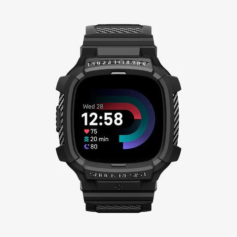 Fitbit Series - Rugged Armor Pro - Fitbit Versa 4 - Black